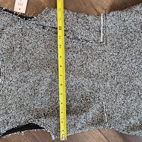 NWT Rebecca Taylor Stretch Tweed Fraued Edgeb Dress, Sz 2 - Picture 5 of 12